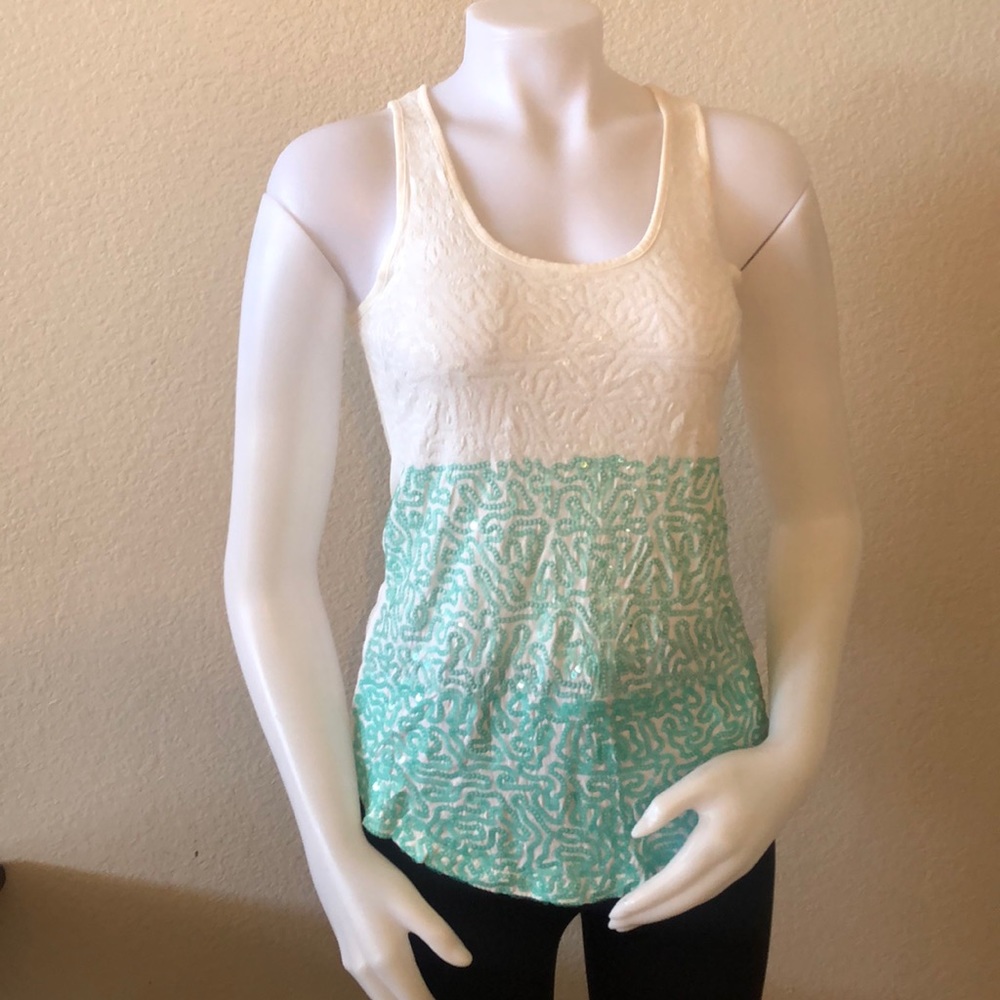 Joy miss Sequined Tank Top